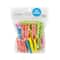 12 Packs: 30 ct. (360 total) Medium Neon Clothespins by Recollections™